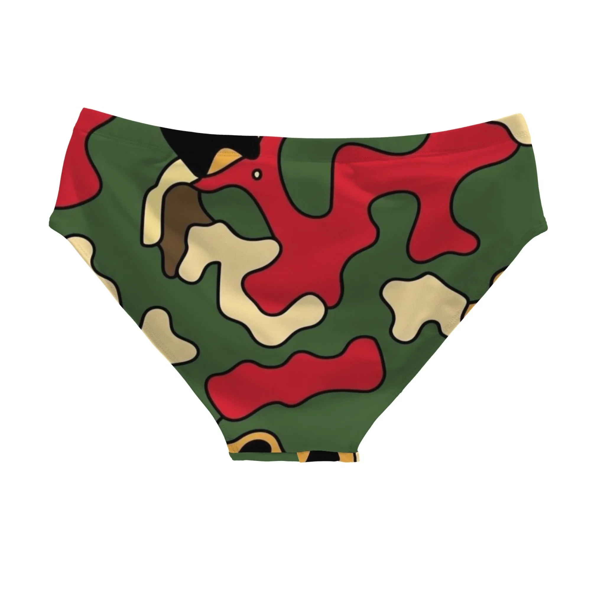 Camouflage Swim Trunks Lightweight Comfortable Stylish Men's Triangle Swim Trunks Pool Party Beach Vacations Sexy Men's Bikinis