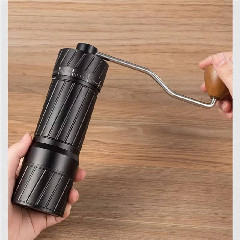 ABNO-Premium Manual Coffee Grinder Ideal For Espresso & Cold Brew Portable Travel Coffee Mill