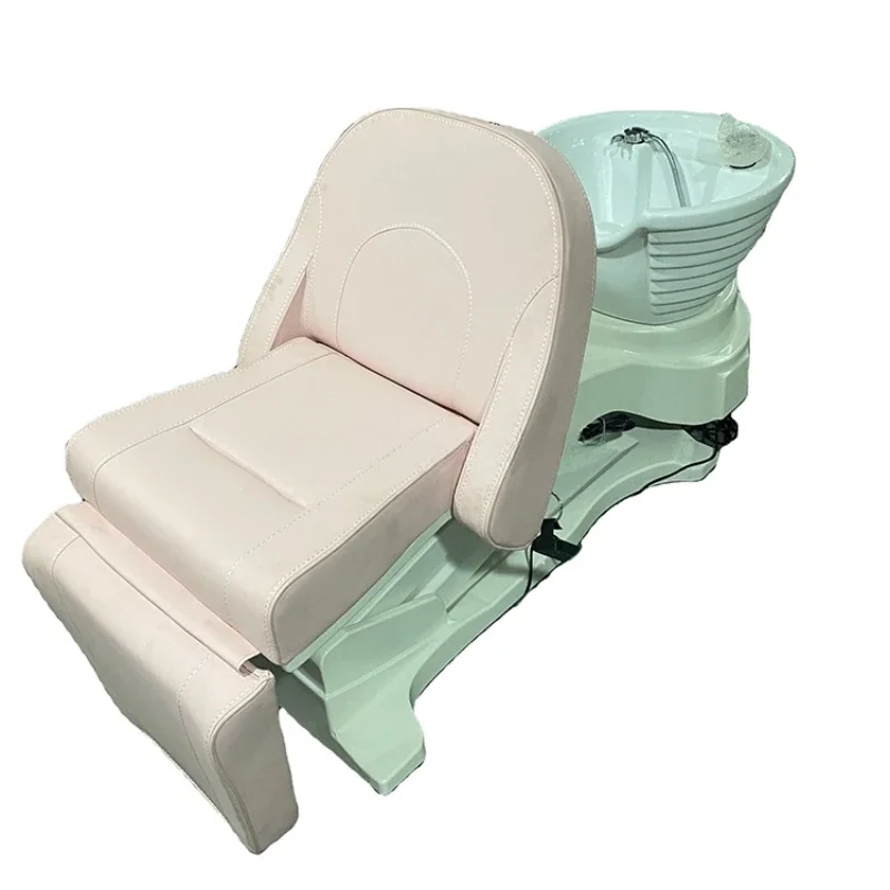 Electric shampoo bed and massage table chair for hair washing, can be used in rotating beauty and hair salons