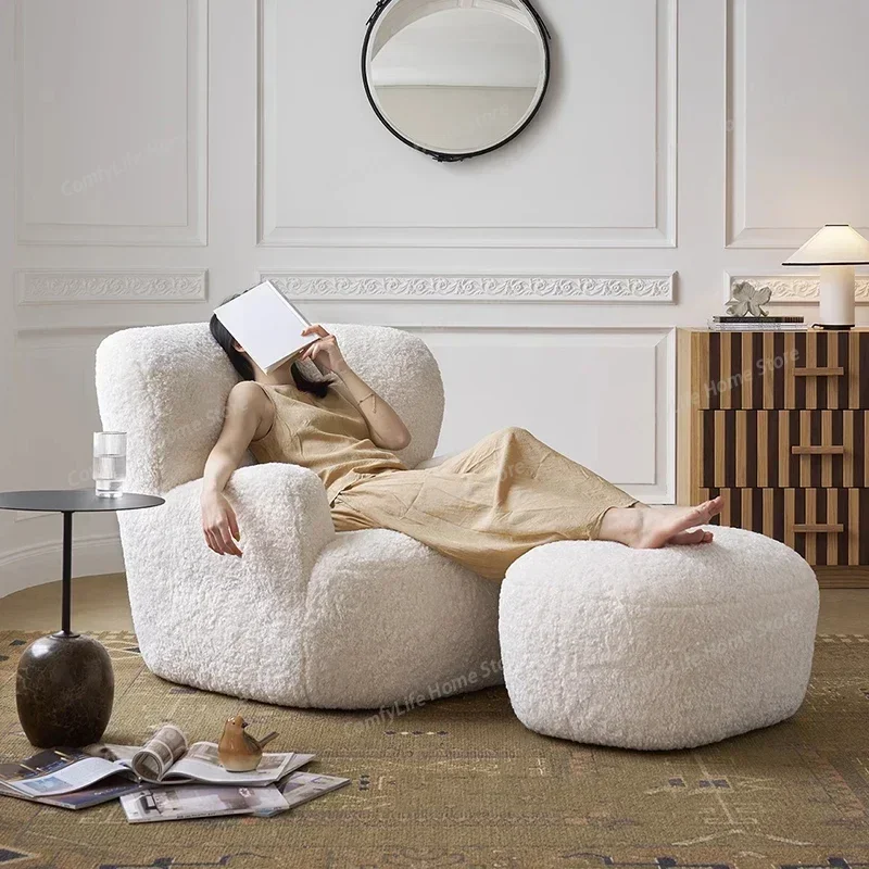 

Lazy Lounge Sofa Living Room Chairs Vanity Luxury Recliner Modern Chairs Comfortable Ergonomic Fauteuil Postmodern Furniture