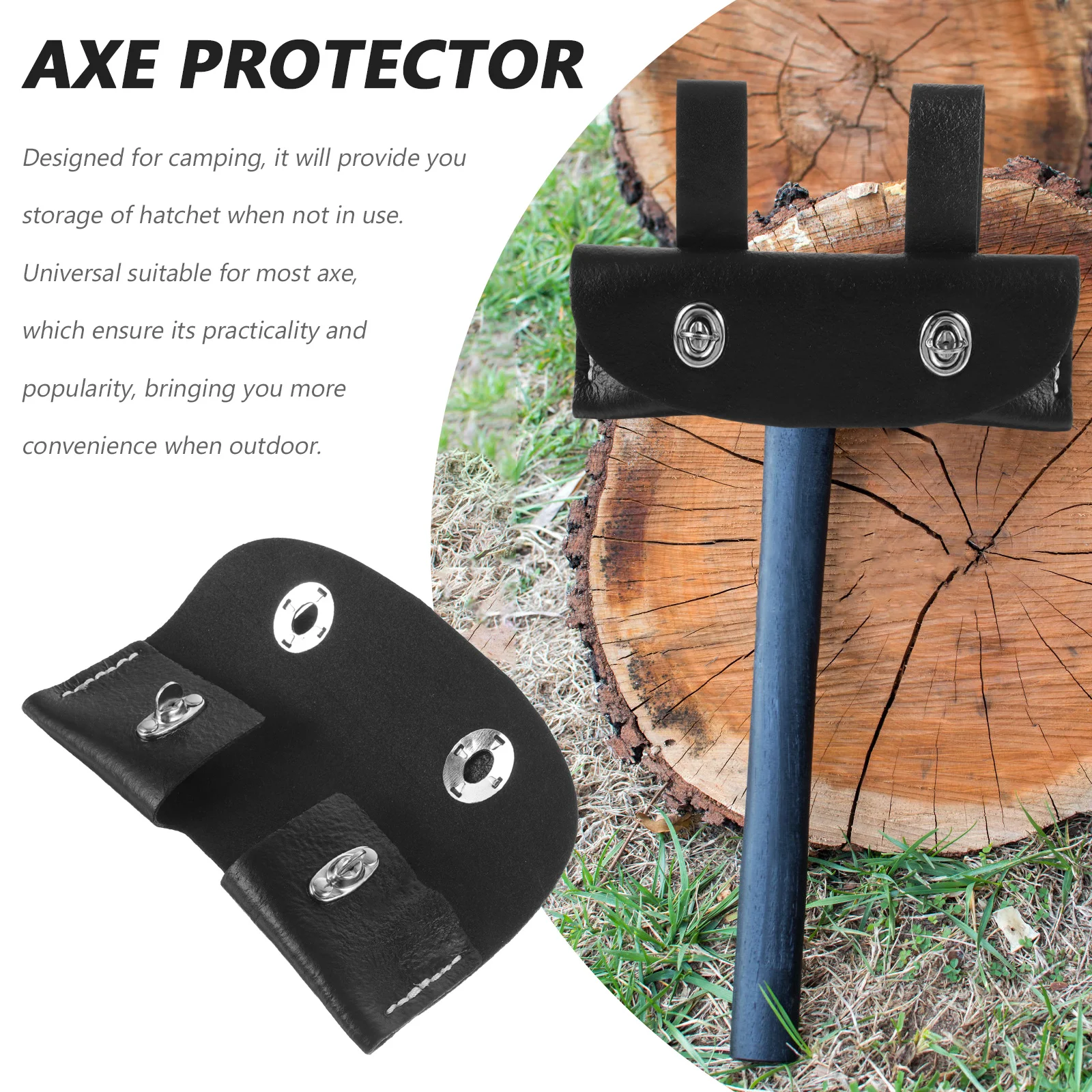 

Axe Protective Sleeve Hatchet Cover Durable Camping Outdoor Axe Case Portable Safety Tool Hatchet Sleeve