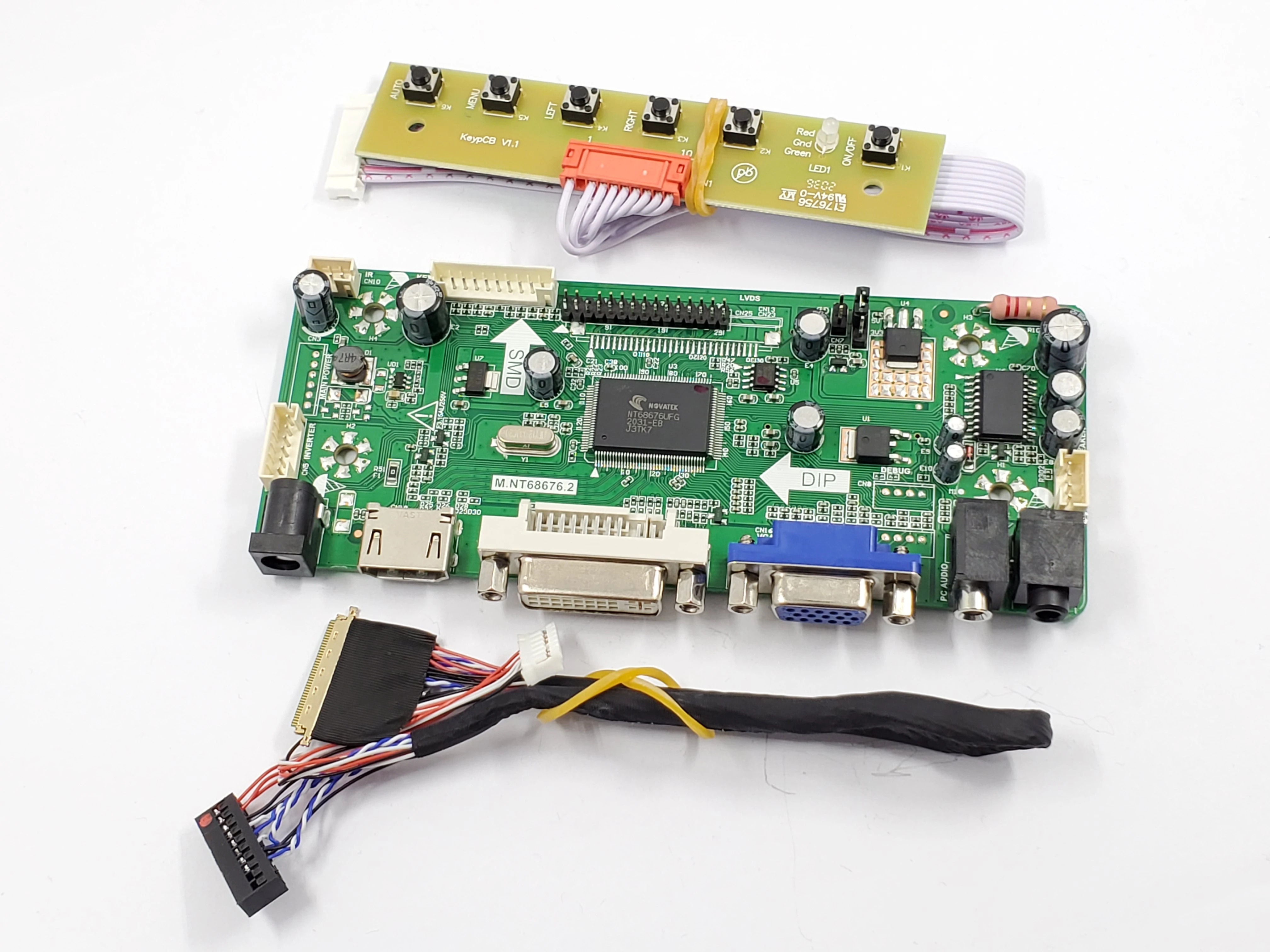 

Плата контроллера B156XW04 в, HDMI-совместимый комплект аудиодрайверов DVI VGA, дисплей 14/15, 6 дюймов, 1366X768 LVDS, 1 канал, 6 бит, 40-контактная ЖК-панель