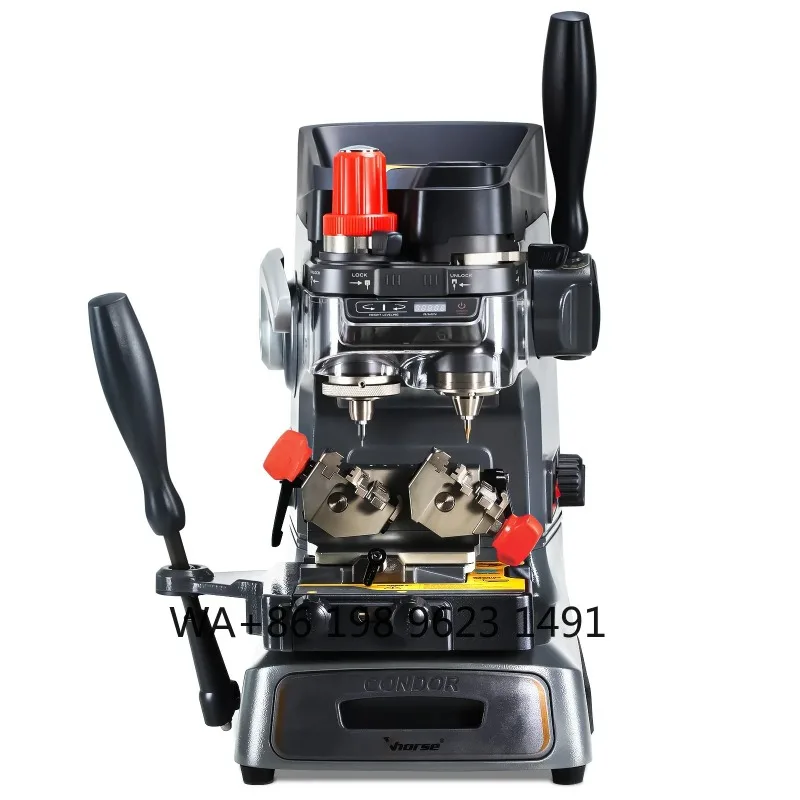 Premium manual key cutting equipment, upgrade, solid mainland build quality, practical locksmith supply for daily key processin