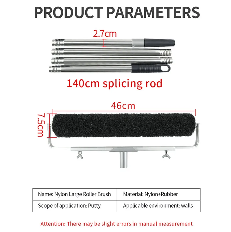 18-Zoll-Farbroller-Pinsel-Set für Wand, dekorative Tür, Schlafzimmer, Zuhause, 46 cm, professionelles Malerei-Griff-Werkzeugset