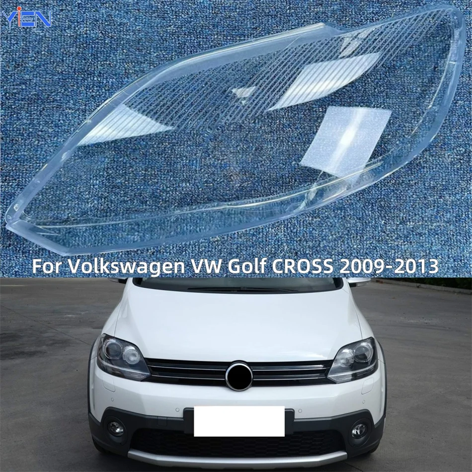 

Для Volkswagen VW Golf CROSS 2009 2010 2011 2012 2013, крышка объектива передней фары автомобиля, замена стекла корпуса передней фары