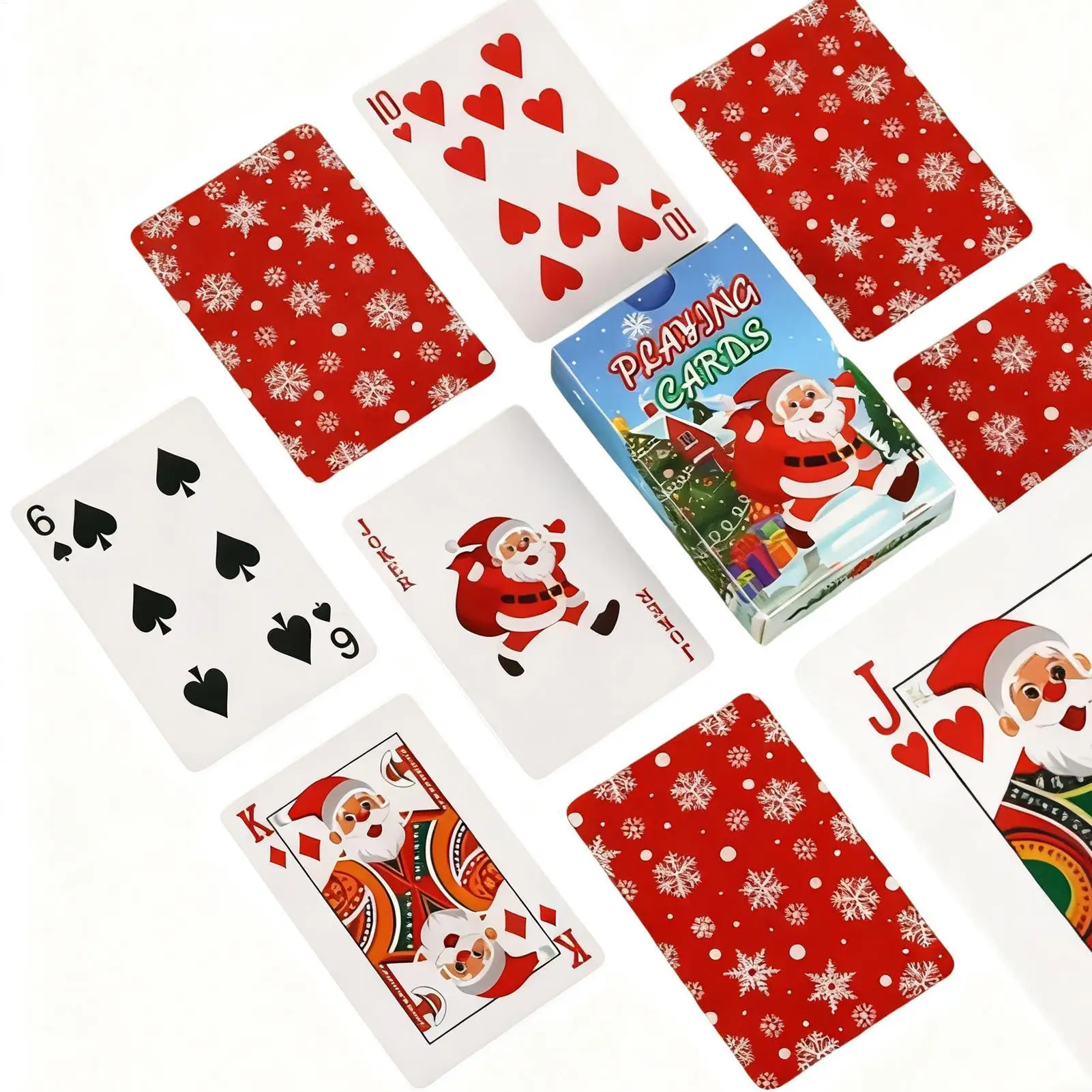 

Колода карт, забавная классическая настольная игра для рождественской вечеринки, семейные карточные игры для семьи, детей, взрослых, праздничные развлечения для дома