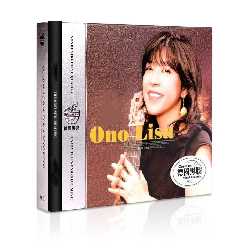 

Classic Jazz Lisa Ono Music CD Best Collection Album 3pcs Fly Me To The Moon Cosplay Walkman Car Soundtracks Box Party Music