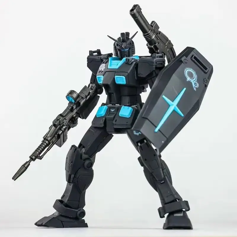 

Ganso 1/144 Rx-78-2 Recirculation Color Neon Bluet Base Limited Assembly Model Kit Action Doll Decoration Doll Kids Toy Gift