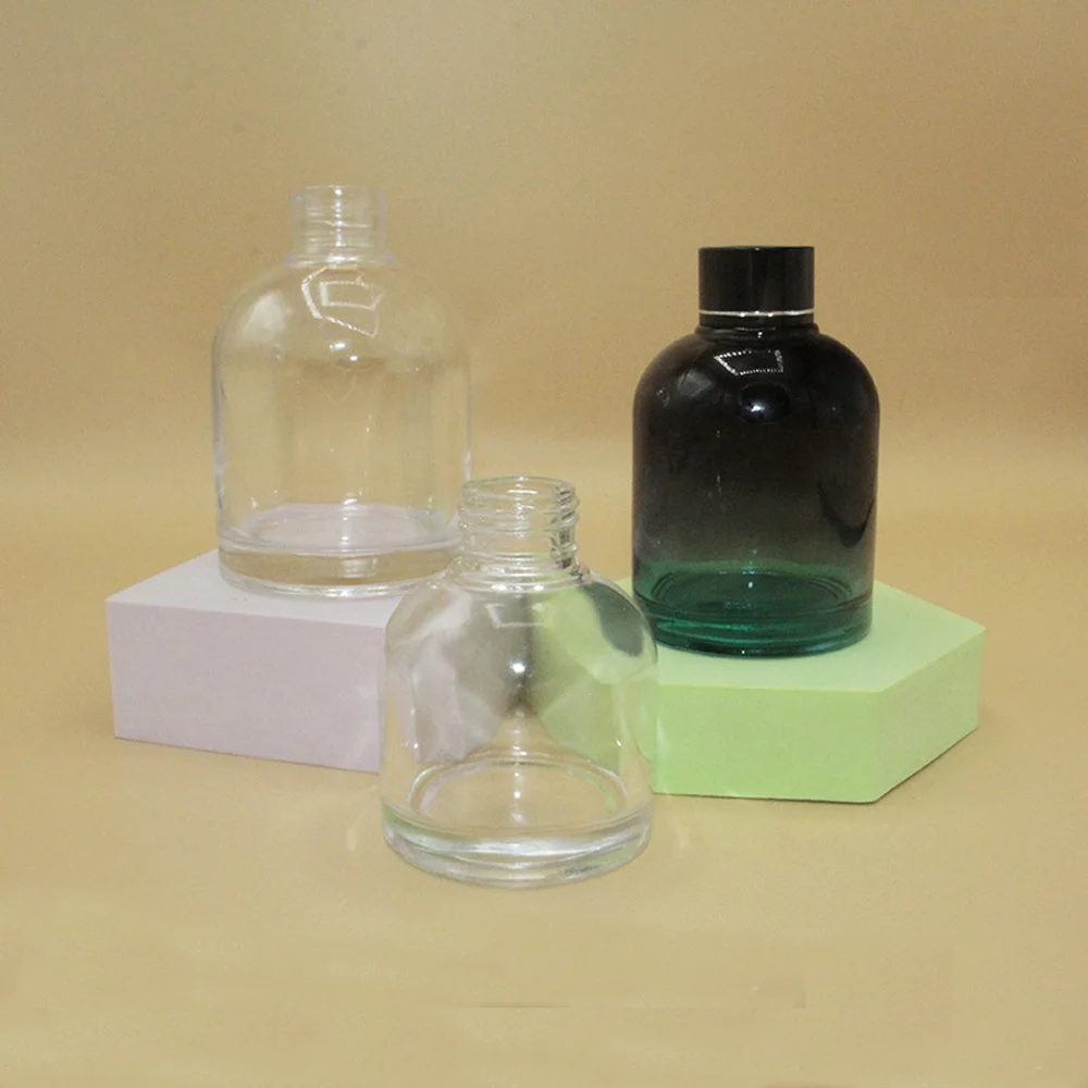 100ml&150ml Fragrance glass diffuser bottle&Aromatherapy glass bottle include alumites circle and plastic lids