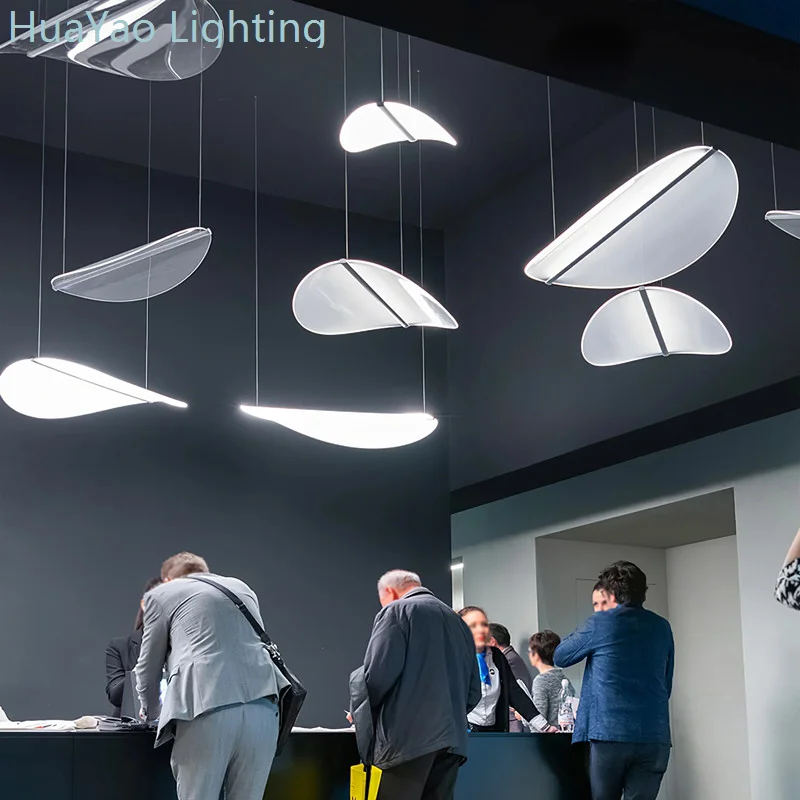 

Pendant Lamp Nordic petal lamp minimalist leaf acrylic lampshade clothing living room dining room creative hall light