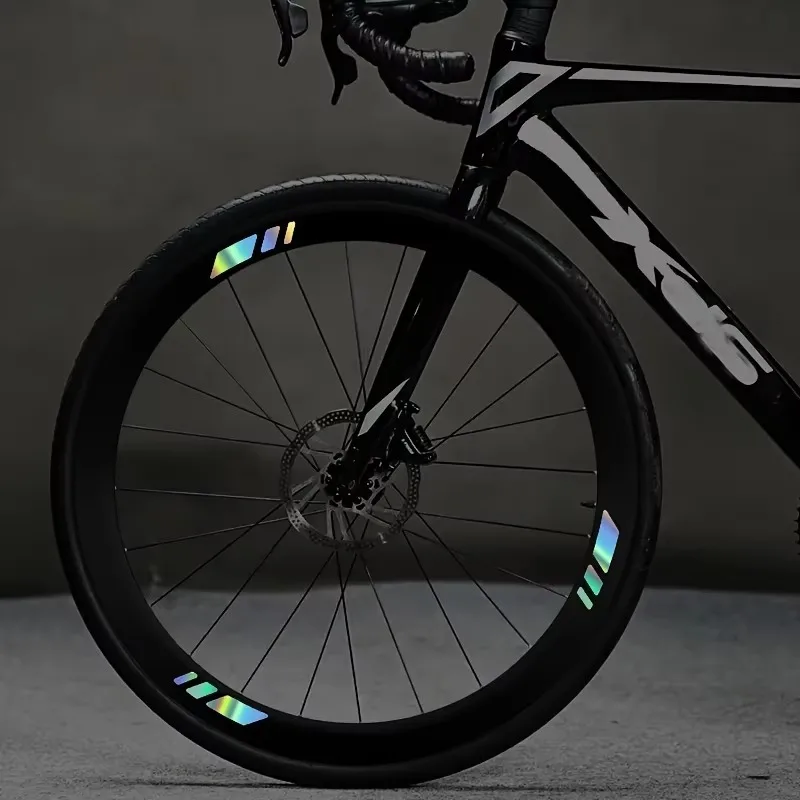 1 Set Casual Sports Bicycle Rim Stickers, Waterproof Vinyl Decals, Suitable for Sports Competition Decorative Stickers