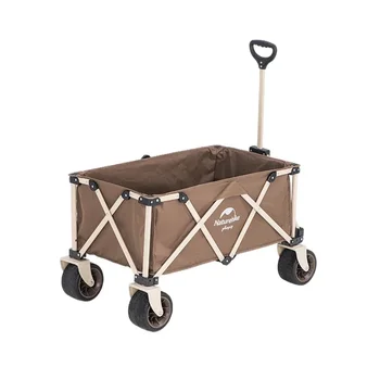 FW-90TP 접이식 휴대용 핸드 카트, 4 륜 플랫 베드 트럭, 야외 캠핑 왜건, 다기능 가정용 짐 카트 접이식 카트 손수레 다기능 접이식 트롤리 손수레카트접이식 