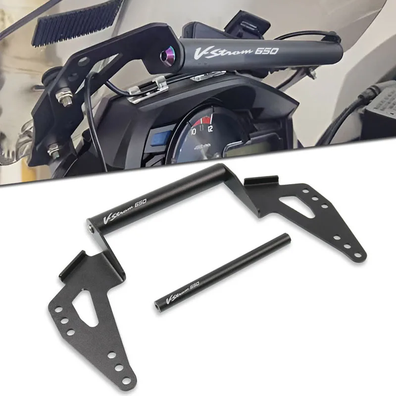 

VStrom 650 For Suzuki V Strom DL650 DL 650 V-Strom 650 2017-2023 Motorcycle Accessory GPS Navigation Phone Holder Mount Bracket
