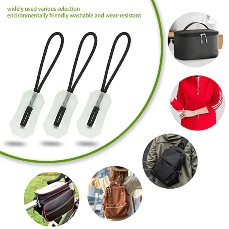 10/1 stücke Leucht Zipper Pull Kit Marker Glow In The Dark Nacht Für Mantel Jacke Rucksäcke Zelt Reißverschlüsse Outdoor rucksack Handtasche