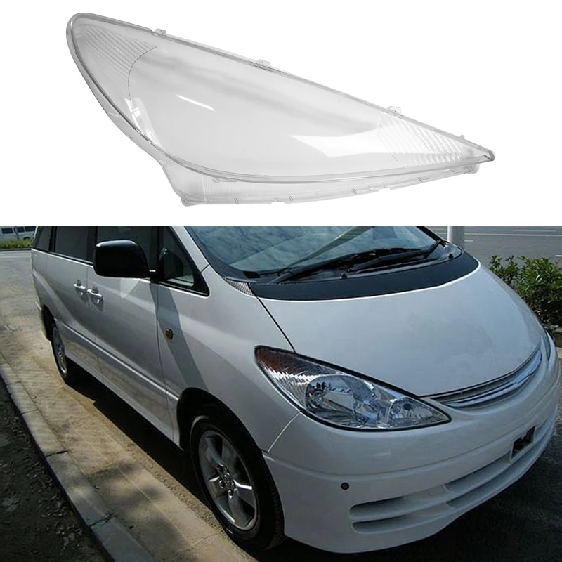 Front Head Light Lamp Glass Lens Cover Housing For Toyota Previa 2003-2005 Lampshade Case Headlight Shell