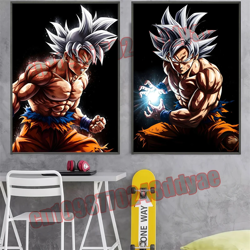 

Anime Peripheral Dragon Ball Goku Vegeta Poster HD Printing High Quality Home Bedroom Wall Art Decor Canvas Painting Gifts