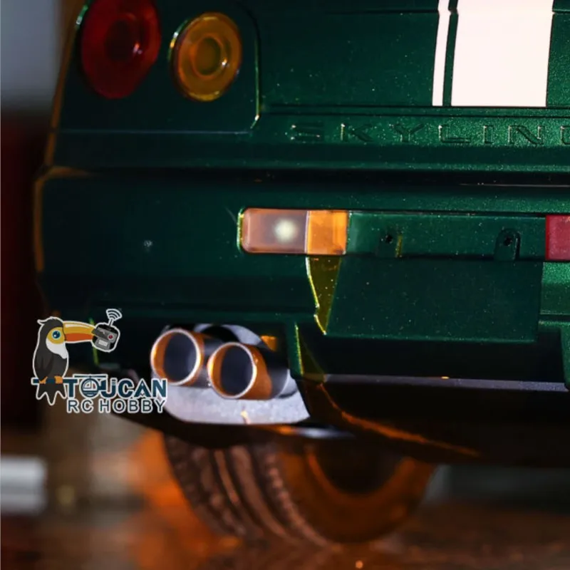 

In Stock Capo R34 RC Drift Car 4WD 1/8 Scale 4x4 Metal High Speed Racing Blushless Upgraded Vehicle 2-speed Gearbox Drift Toys