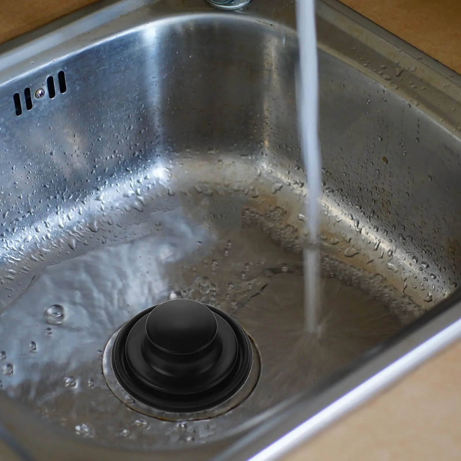 

Stainless Steel Drain Plug Sink Stopper Bath Basin Washbasin Drainage Cover Kitchen Bathroom Stopper Odor Proof Drain Filter