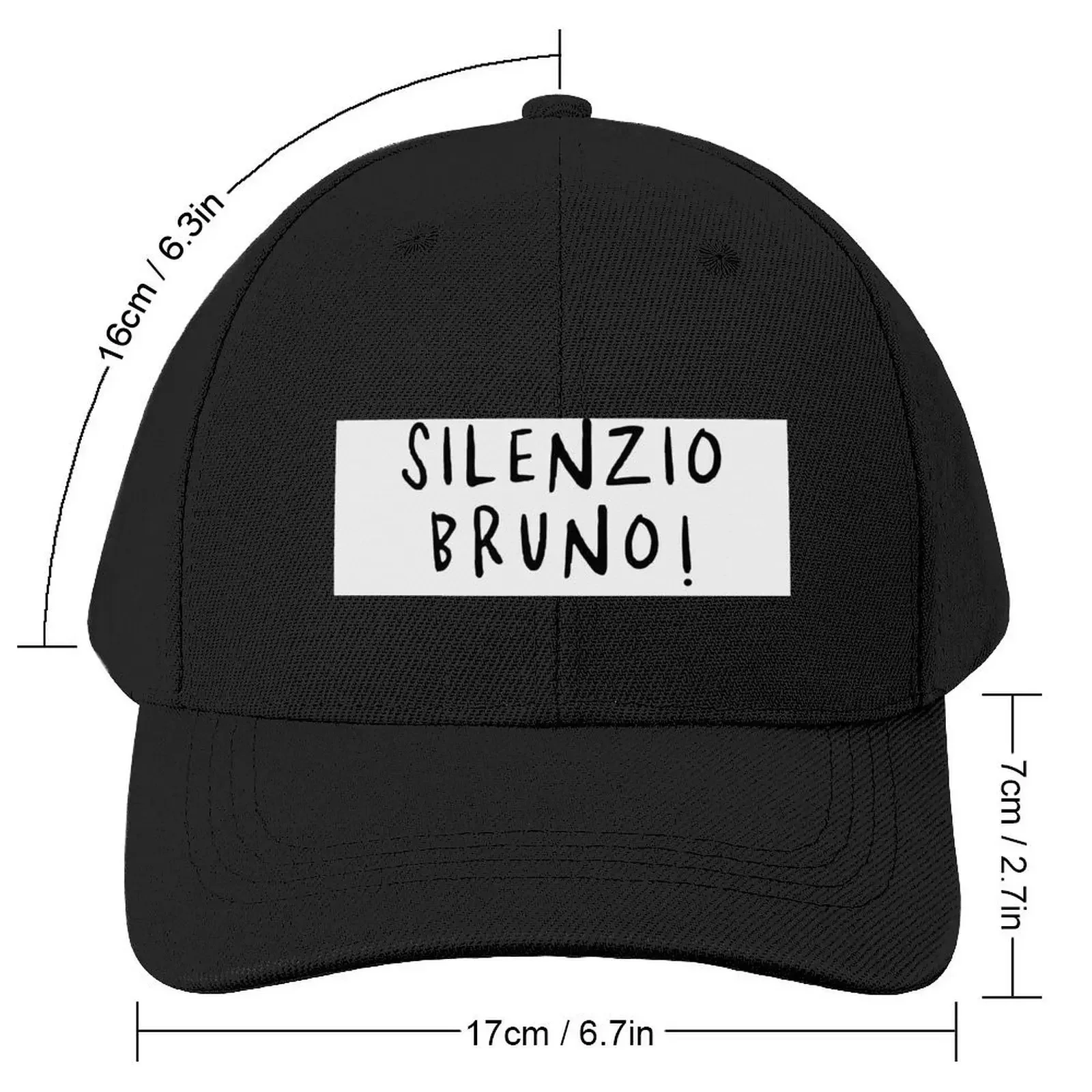 SIlenzio Bruno, Quote, fan art of the Movie Baseball Cap Beach Bag Sports Cap Hats Woman Men's