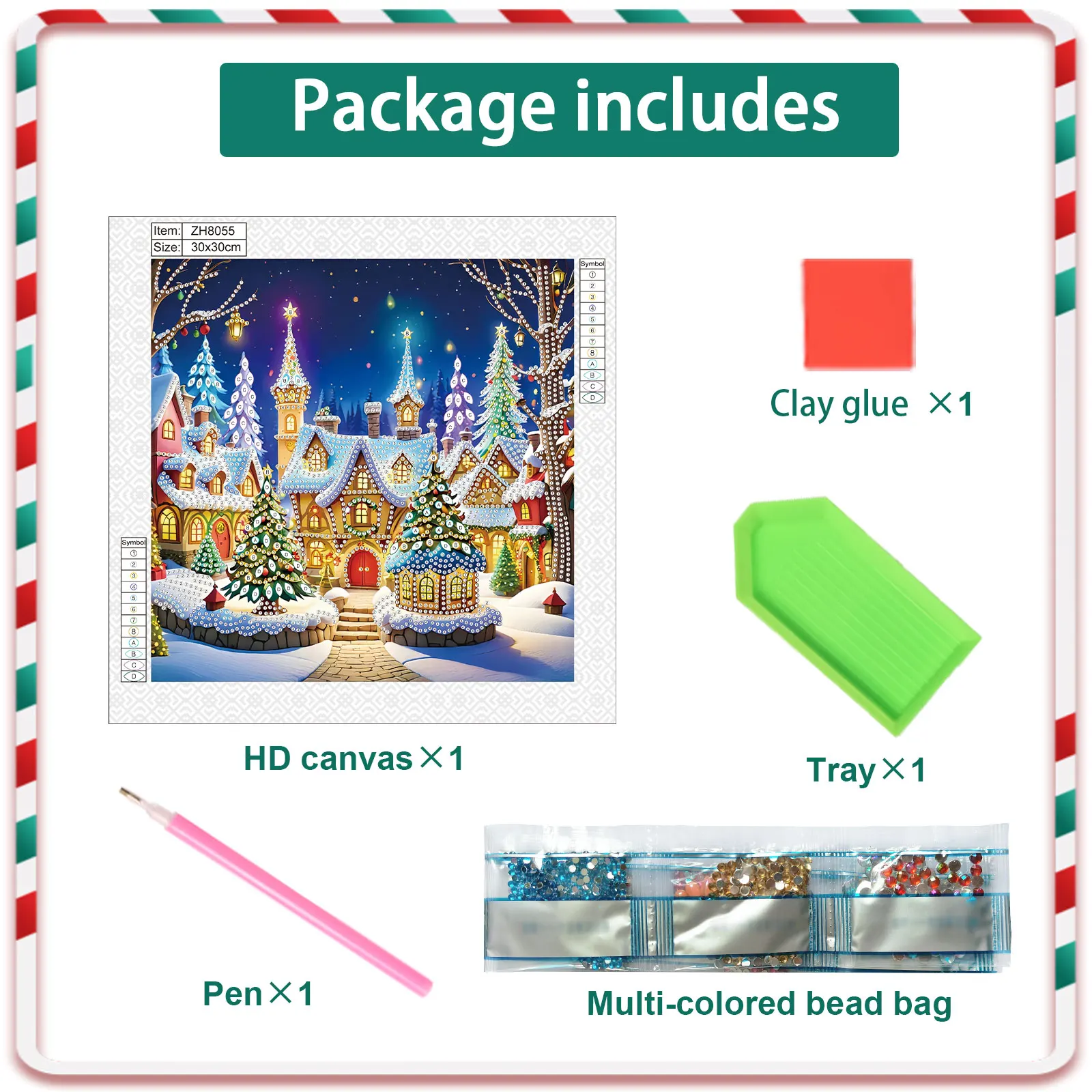 Diamond Art Painting Kits for Adults,DIY Beautiful house Special Shaped Crystal Diamond Kits for Beginner for Home Wall Decorate