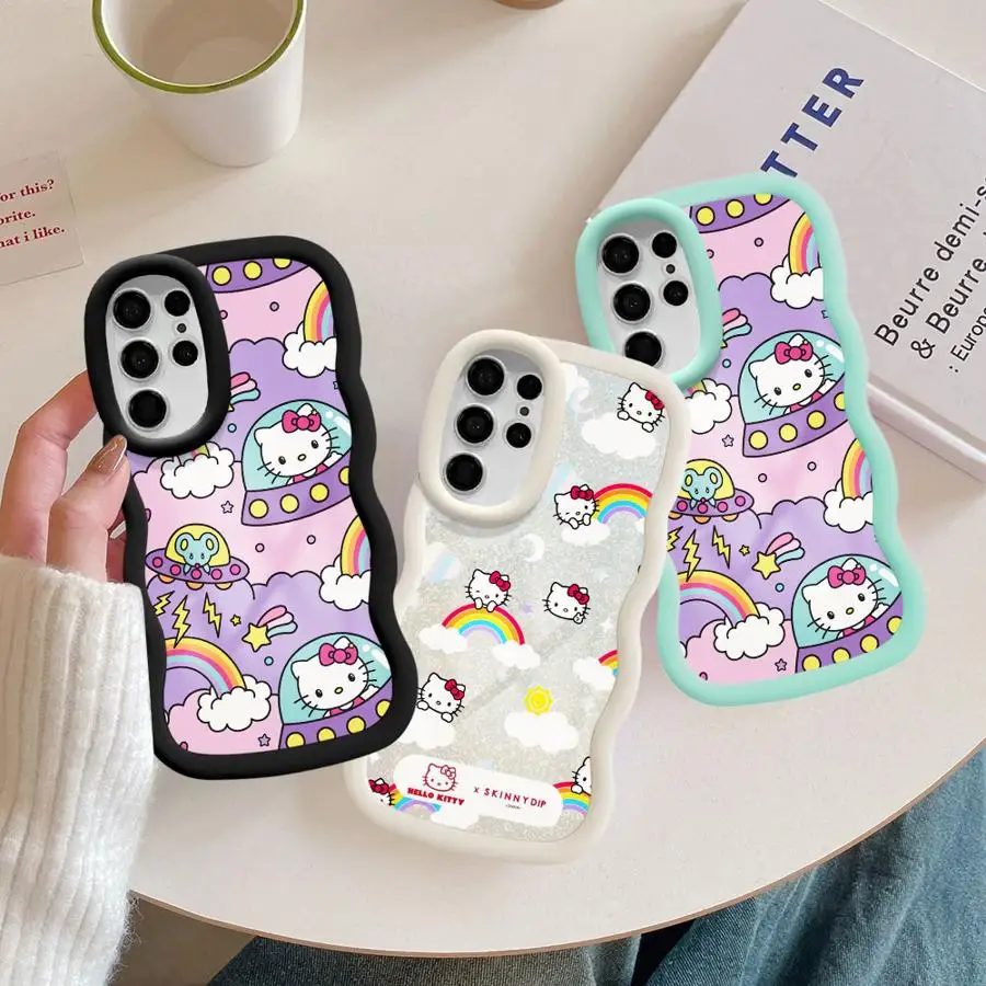 Starry Sky Sanrio Soft Phone Cover Case for Samsung Galaxy S20 FE S21 S23 Plus S22 Ultra S24+ S25 S25+ S24