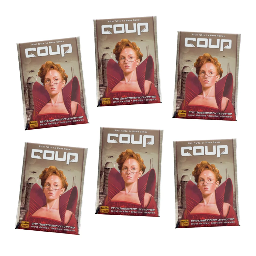 1 caja de sopa | Juego de cartas Coup Reforma 1 | Baraja de juego de mesa de misión de resistencia de sujeción de expansión de segunda edición