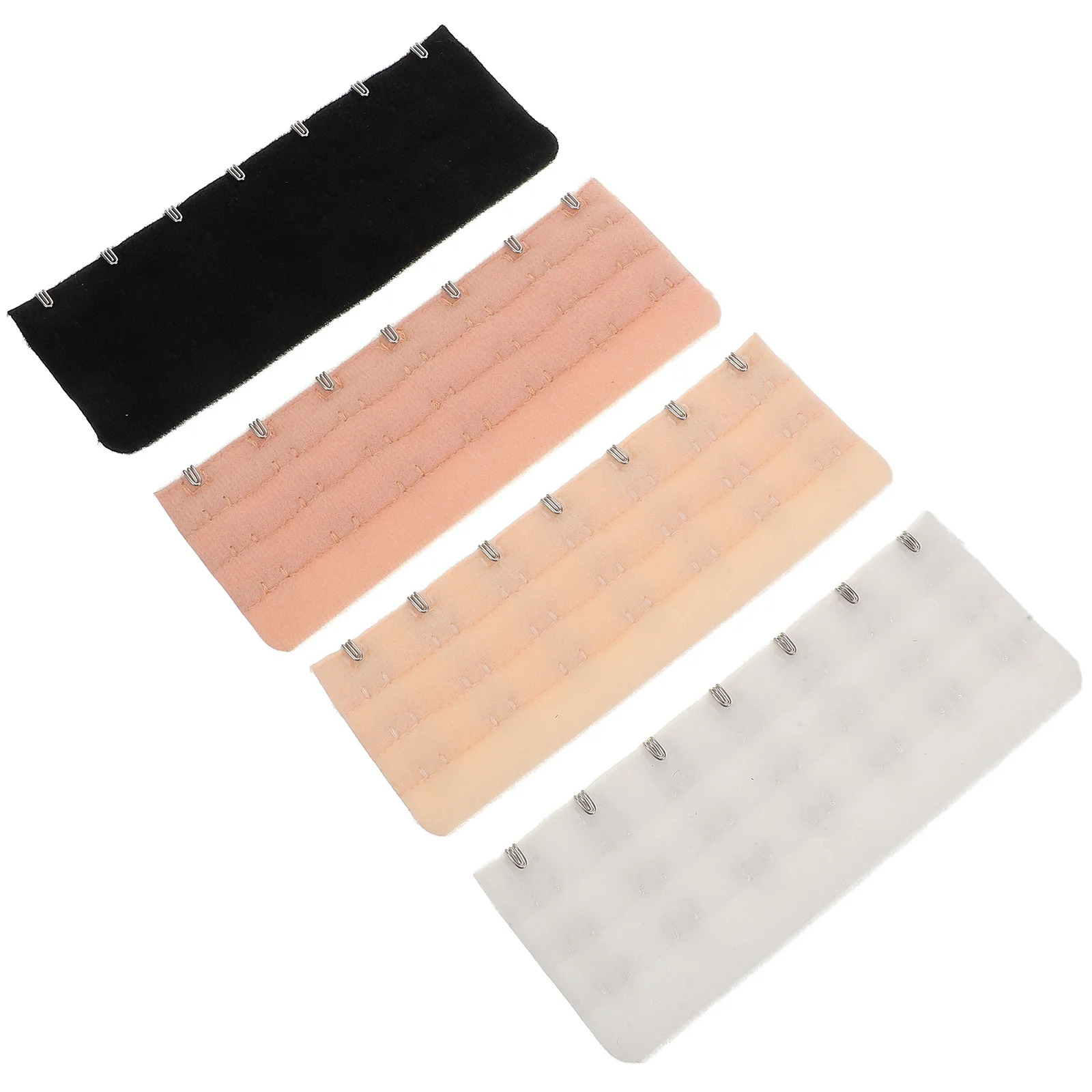 4 Pcs Shapewear 7 Hook Extension Corset Extensions Hooks Plus Size for