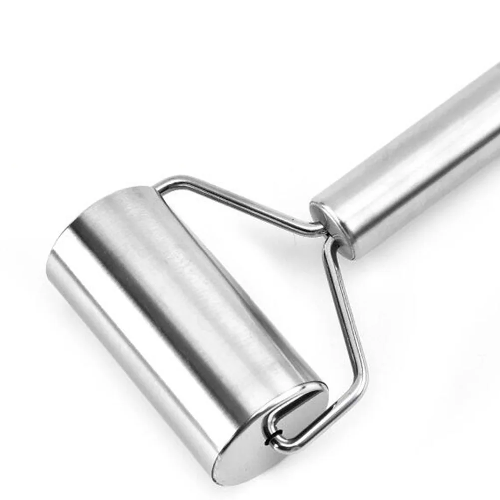

Efficient Stainless Steel Rolling Pin 30Cm Length Non-Stick Surface for Cake Decorating Cookie Dough Pizza Making Essential