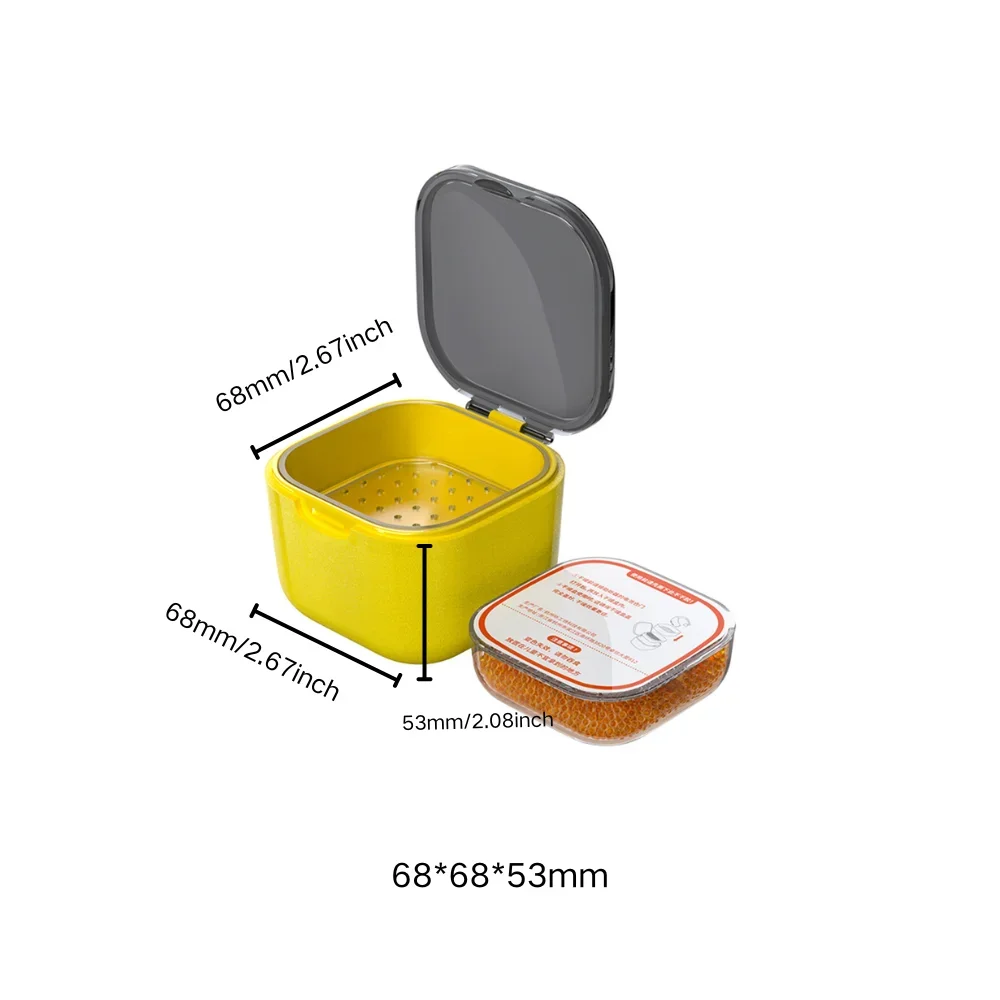 Hearing Aids Drying Box Silicone Dehumidifier Case Bluetooth Removes Sweat Moisture Hearing Aids Dehumidifier Accessory