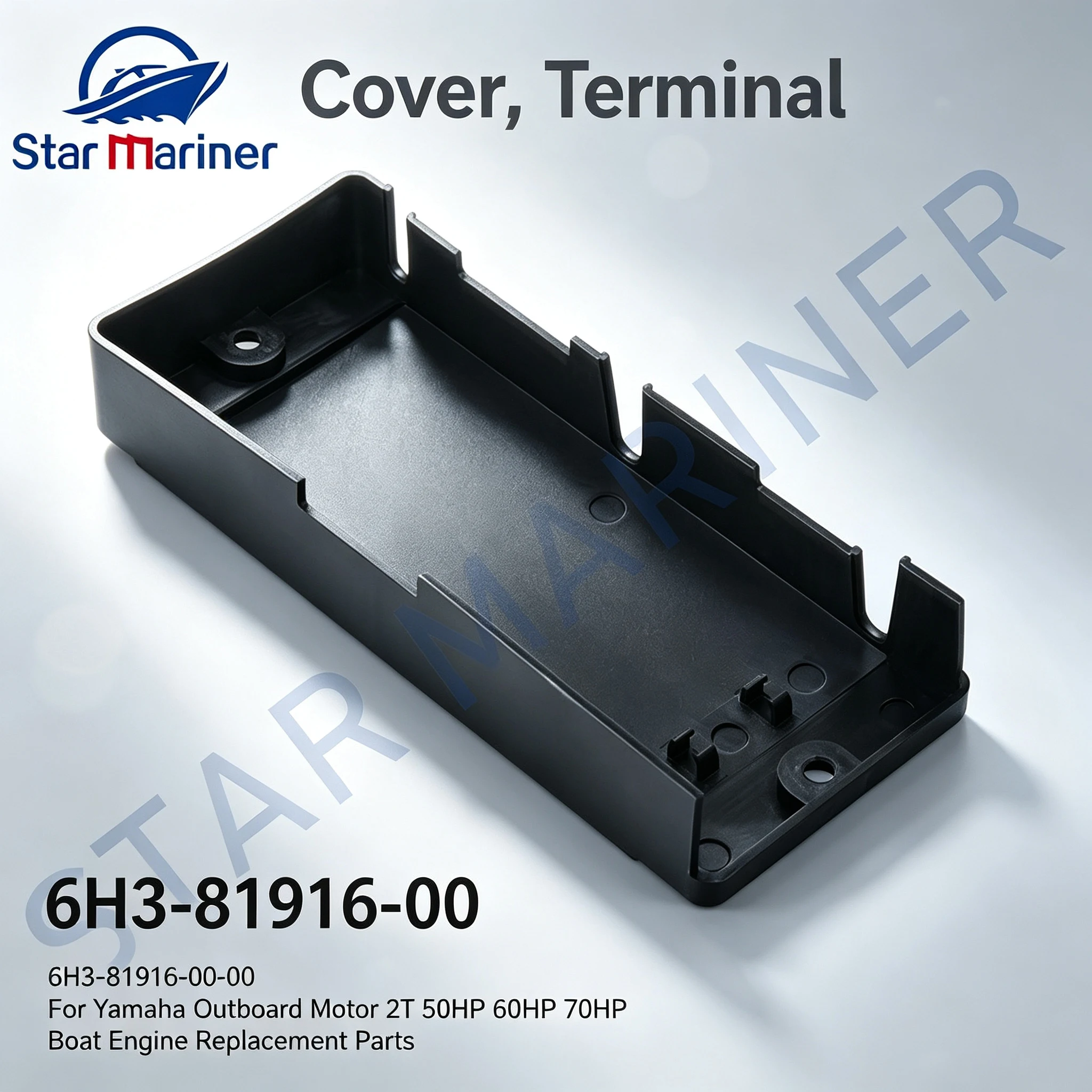 Boat Engine Terminal Cover 6H3-81916 For Yamaha Outboard 2T 50HP 60HP 70HP 6H3-81916-00 6H3-81916-00-00