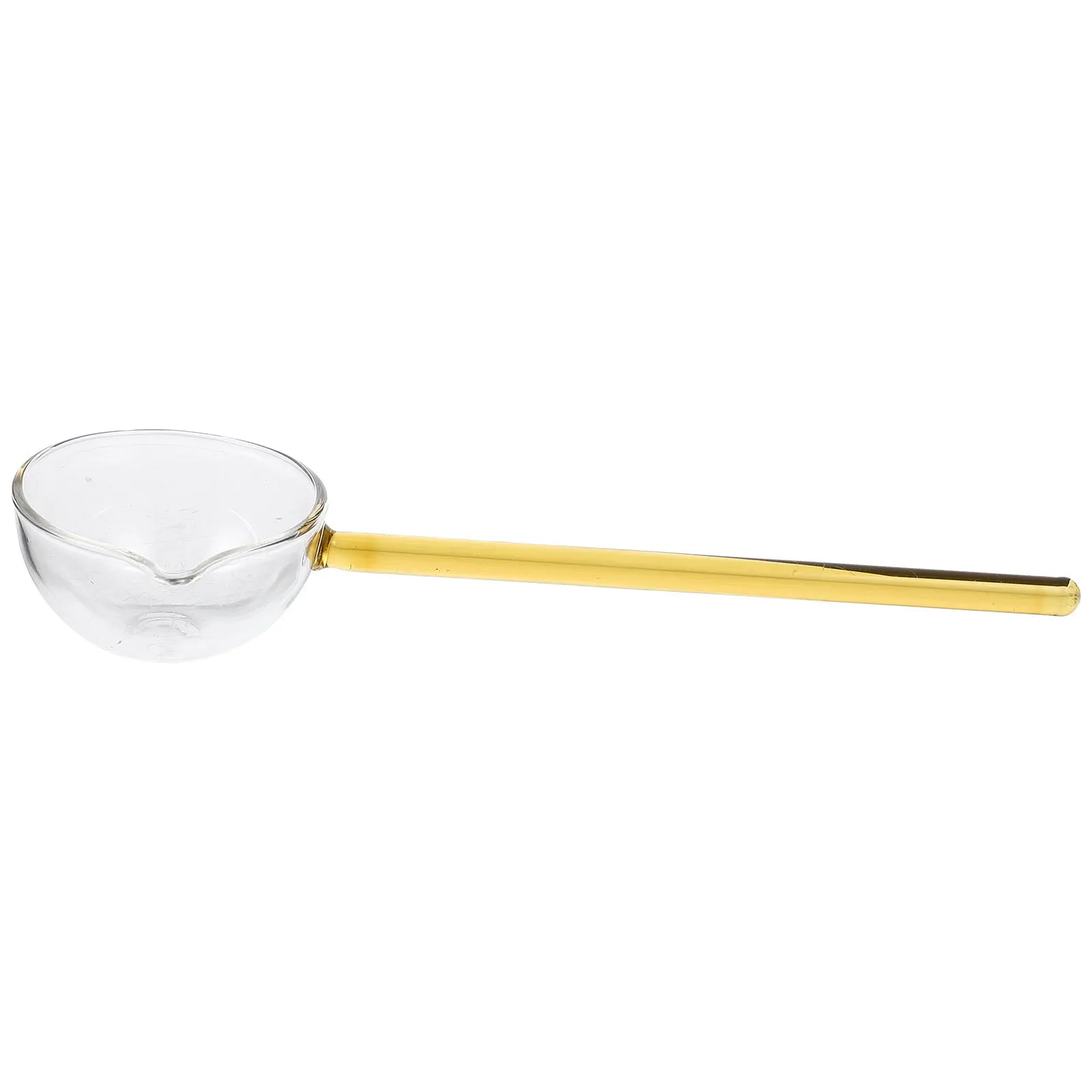 

Glass Spoon Creative Design Transparent Stirring Scoop Kitchen Dessert Soup Coffee Dinner Table Scoop Elegant High Grade