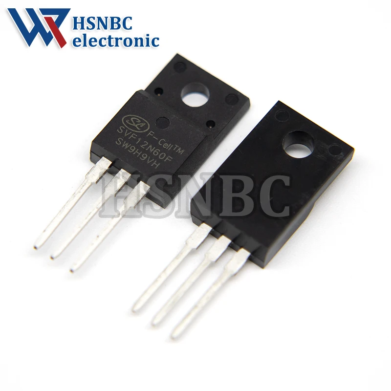 

10Pcs/Lot SVF12N60F 12N60 SVF12N60 TO-220F 12A 600V N-channel Power MOSFET Transistor 100% New Original