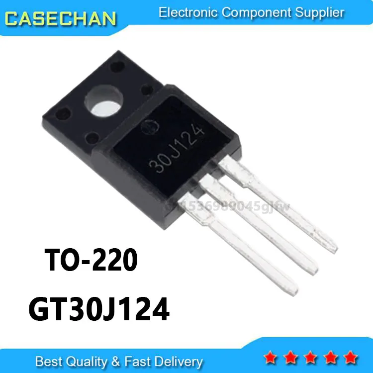 10PCS New and Original 30J124 TO-220F  GT30J124