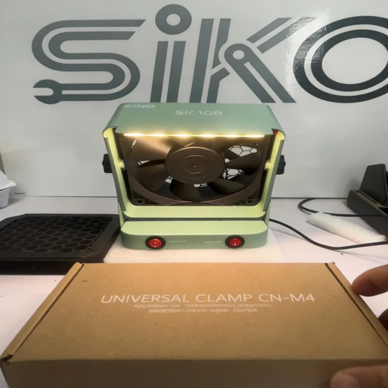 

Ultra-quiet Desktop SIKO SK-108 Adjustable Desktop Air Purifier With Independent LED Light Activated Carbon Filter Screen.