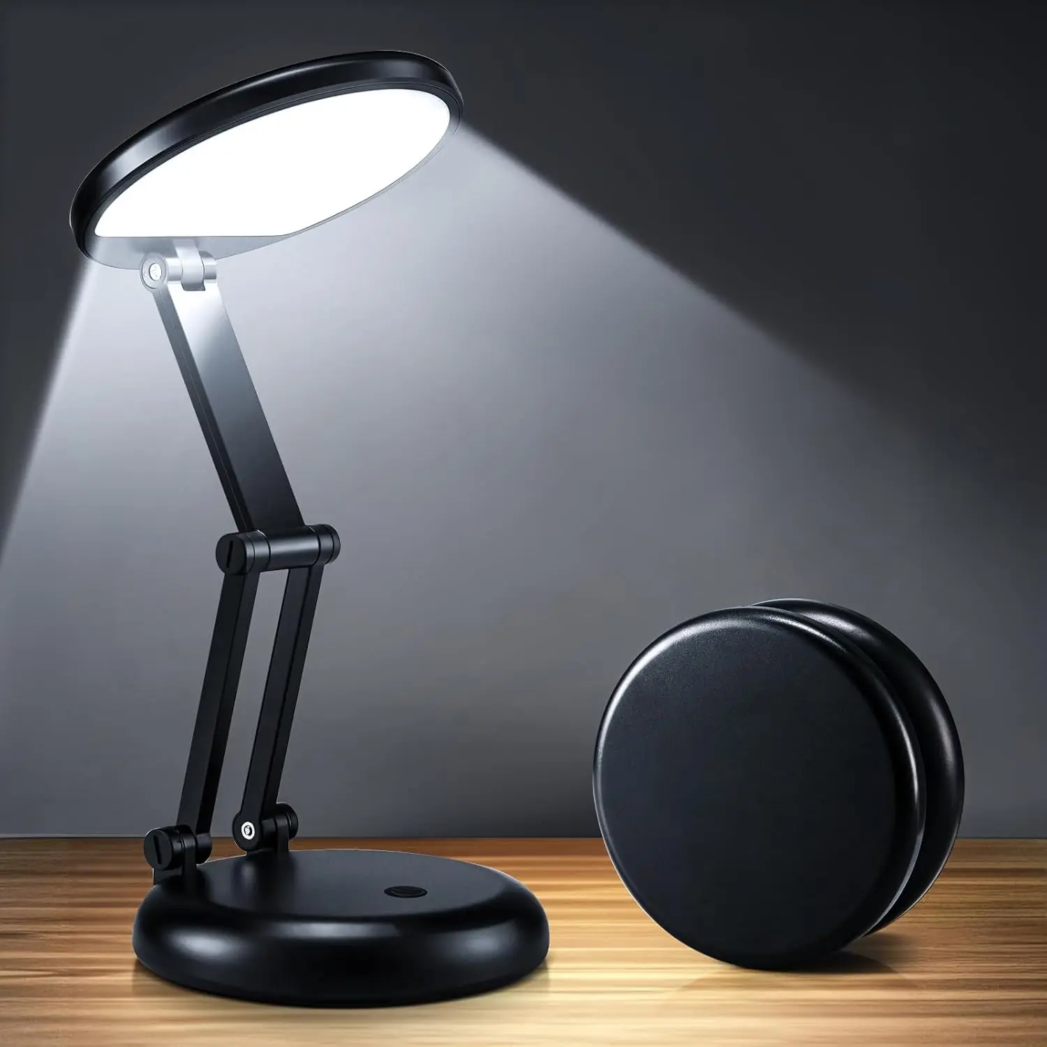 

3600mAh Cordless Table Lamp, 10 Brightness Rechargeable Battery Lamp, Portable Wireless Light for Home