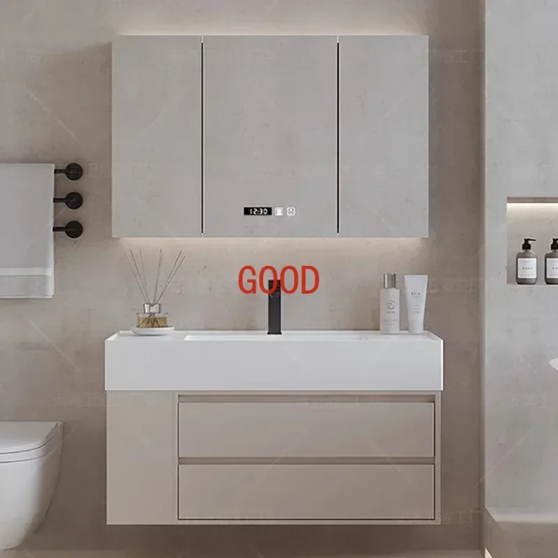 Wall Shelves Bathroom Cabinets Mirror with Light Washbasin Vanity Bathroom Cabinets Narrow Estanteria Room Furniture