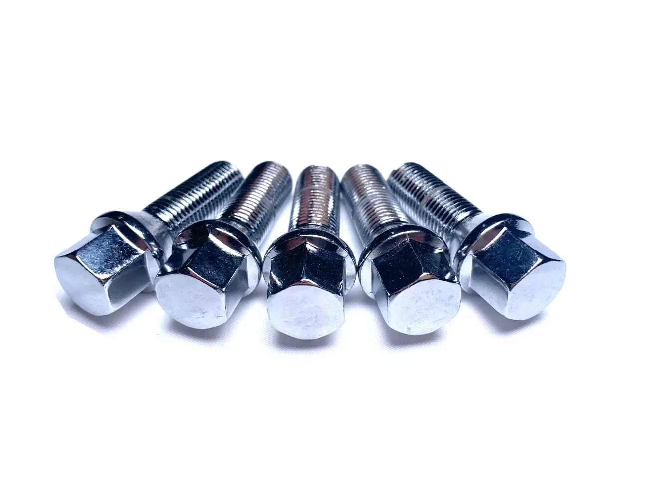 1pc Wheel Lug Bolts Extra Long Bolts M14x1.5 | 40mm Thread Length | Cone Seat | 17mm Hex | Chrome Finish