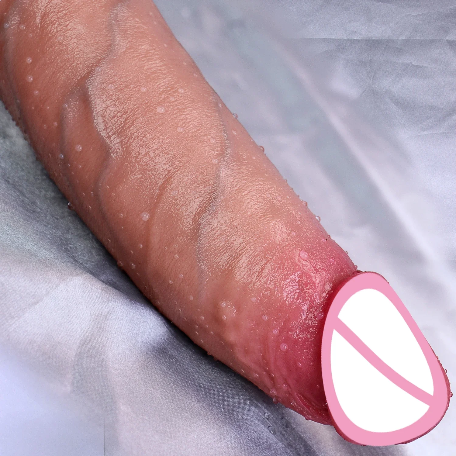 Realistic Veins Soft Silicone Big Dildo Artificial Penis Male Genitals Vaginal Masturbation Suction Cup Dick Woman Anal Sex Toy view 3
