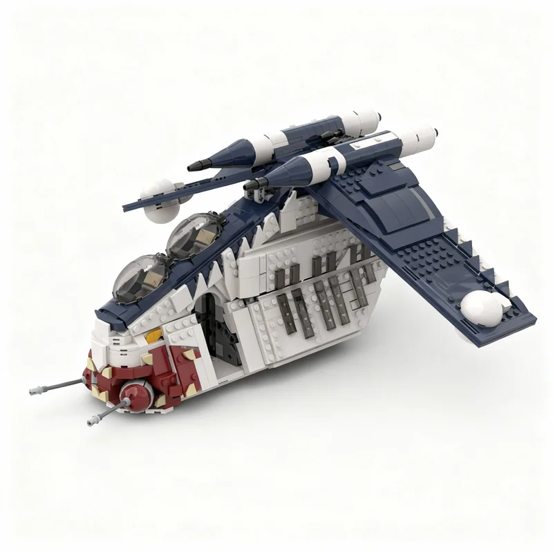 1422pcs MOC Star Battle Republic Gunship - Muunilist 10 Model Building Blocks Christmas Gift Toy Architecture Education Birthday
