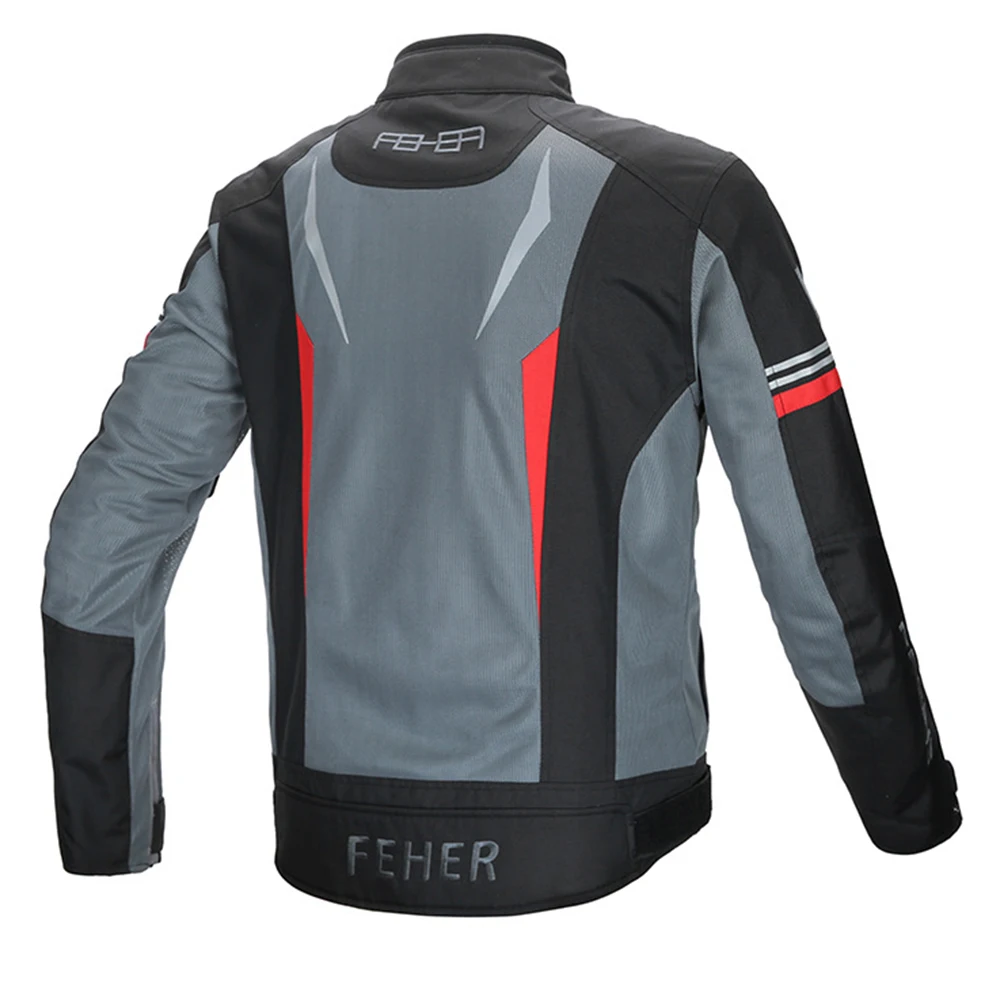 سترة دراجة نارية عاكسة للرجال ، سترة موتوكروس ، شبكة ، مقاومة للرياح ، تنفس ، ركوب ، صيف ، جديد