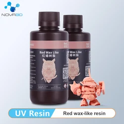 NOVA3D Red Wax Resin 3D Printer UV Resin Impresora 3D Printing High Precision Material UV Resin Printing Red Wax Resin Liquid