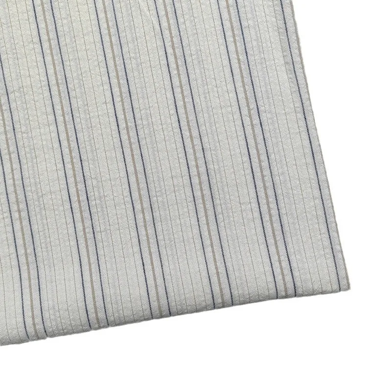 2025 Spot wash totalmente de algodón a rayas, vestido informal con tirantes, ropa para niños, ropa de protección solar, pantalones, tela para camisa