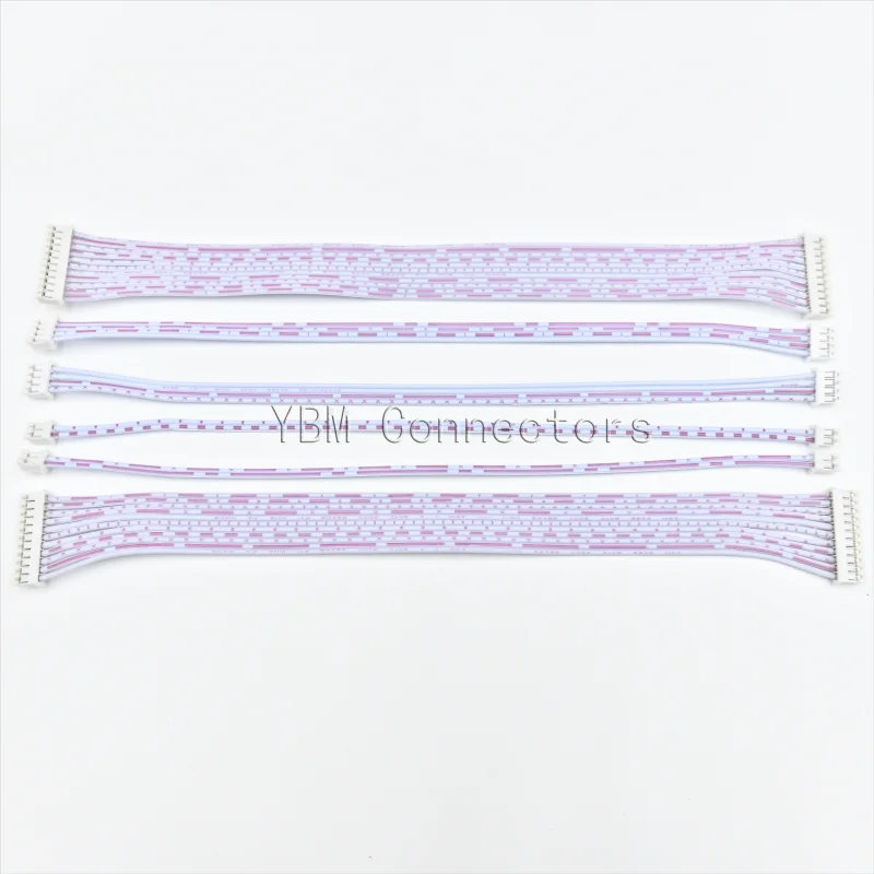 5-20PCS JST PH 2.0mm Pitch 2/3/4/5/6 Pin Female to Female Plug Wire 20cm 26AWG Red White Terminals Cable