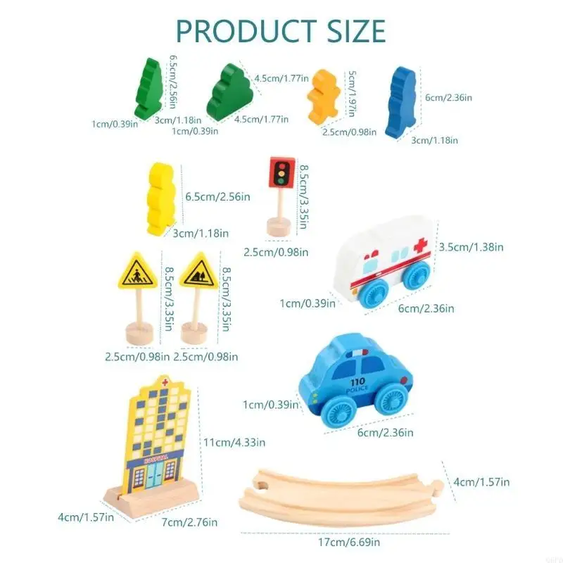 Przedszkolny kreskówkowy pociąg przygodowy