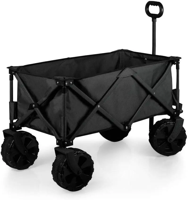 a Picnic Time Brand Adventure Wagon All-Terrain Folding Beach  with Big Wheels