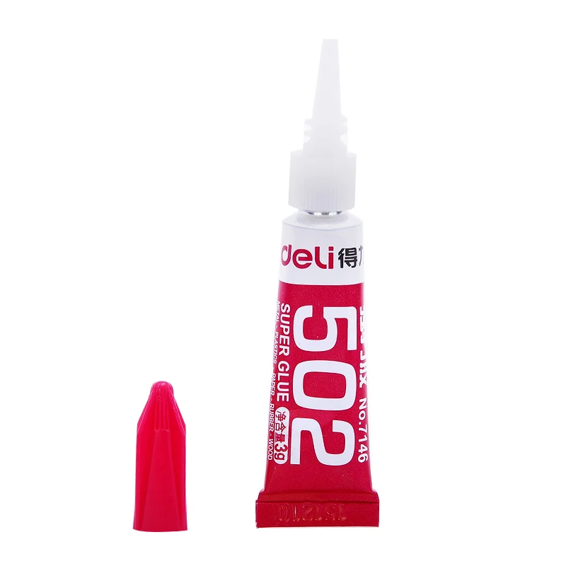 Cyanoacrylate-세라믹 금속 유리 나무 가죽 고무용 빠른 건조 강력 접착 접착제, 502