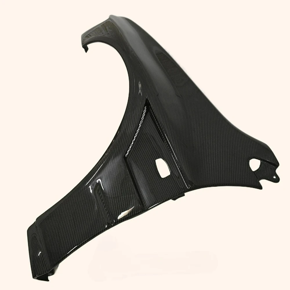 Hot-Mod FORMitsubishi EVO 8/9 Lancer حاجز أمامي بفتحات تهوية من ألياف الكربون #5