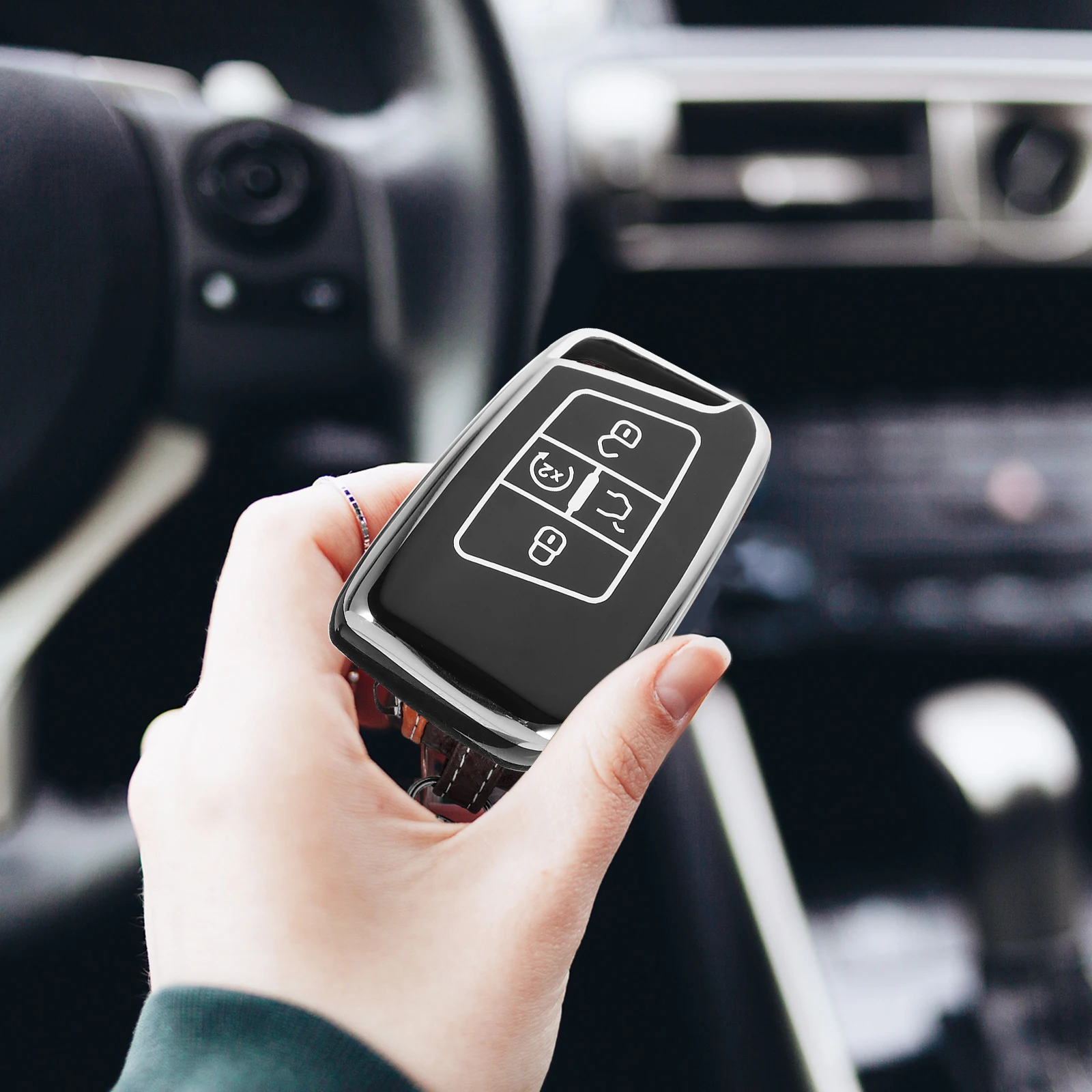 

Car Key Cover TPU Protector Fob Holder for Keychain Shell Remote Control Holder Case Accessories Key Covers Car Keys