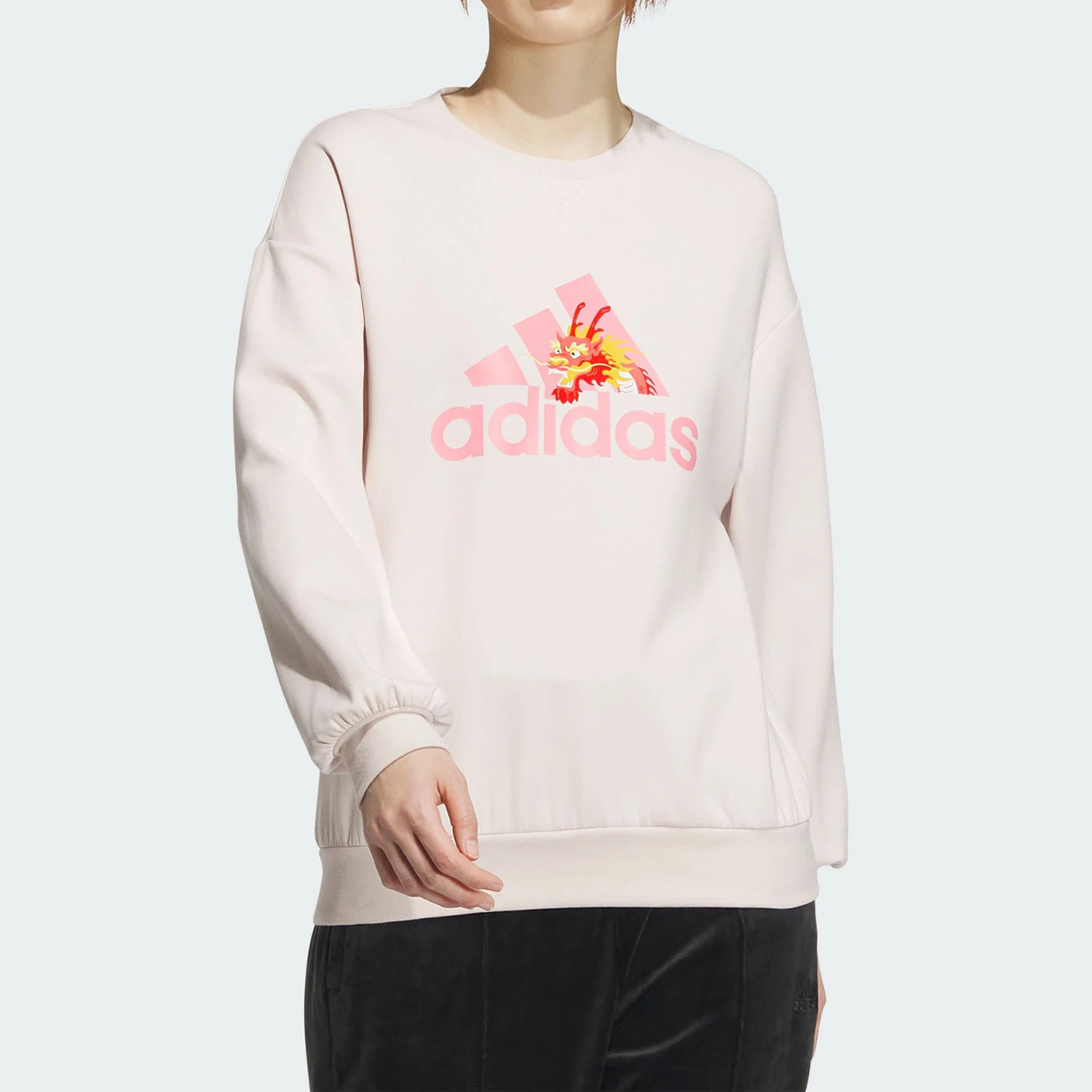 

Adidas Authentic Current Season New Style Women's Sports Casual Round Neck Hoodie JE6095