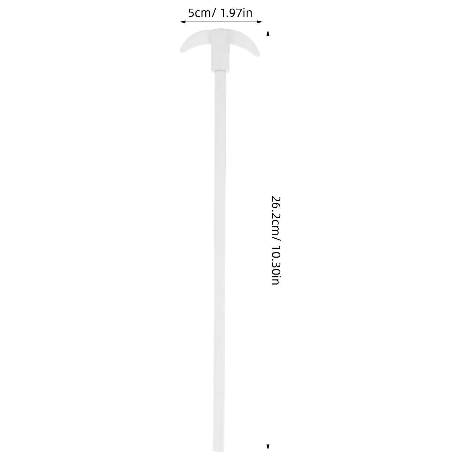 Ptfe Lab Stirrer Paddle 25Cm White Overhead Mixing Rod Corrosion Resistant Non Stick Chemical Stirring Paddle Laboratory Stirrer view 3